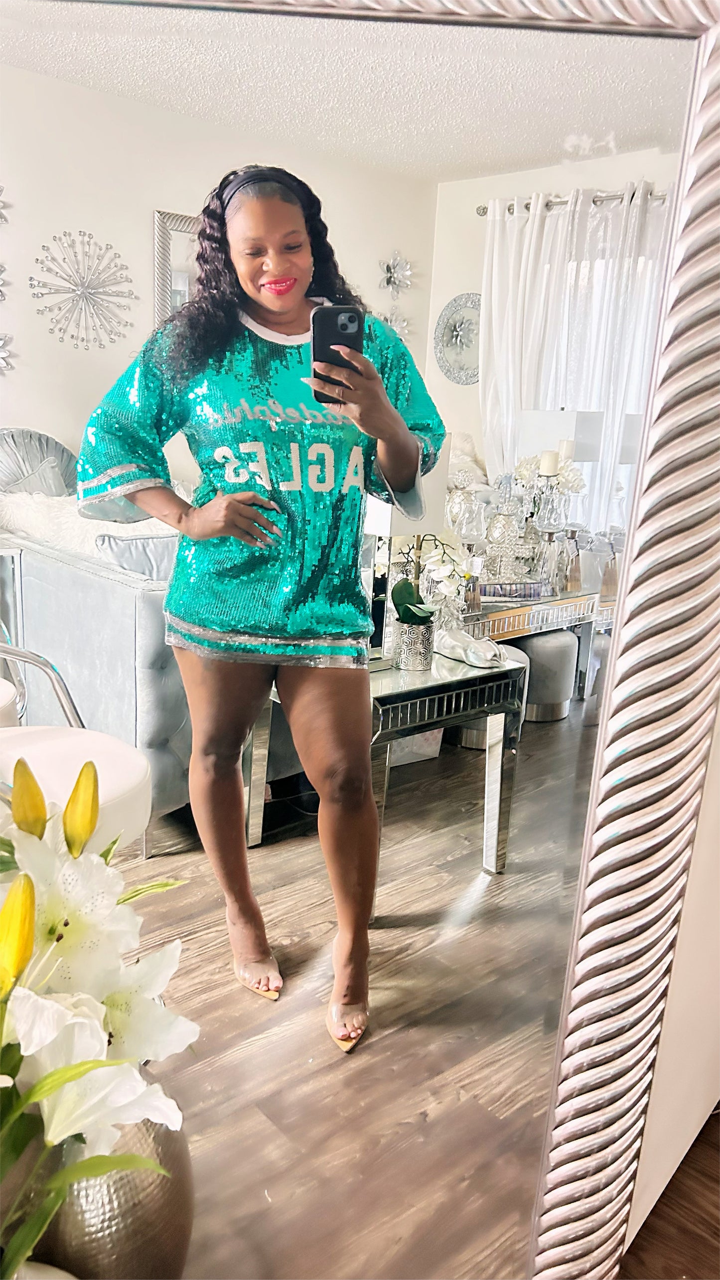 Philadelphia Eagles Sequin Dress