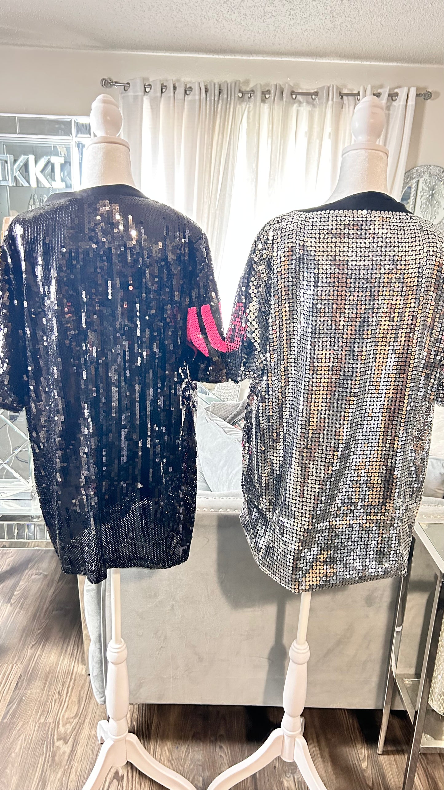 Pink Panther Sequin Dress