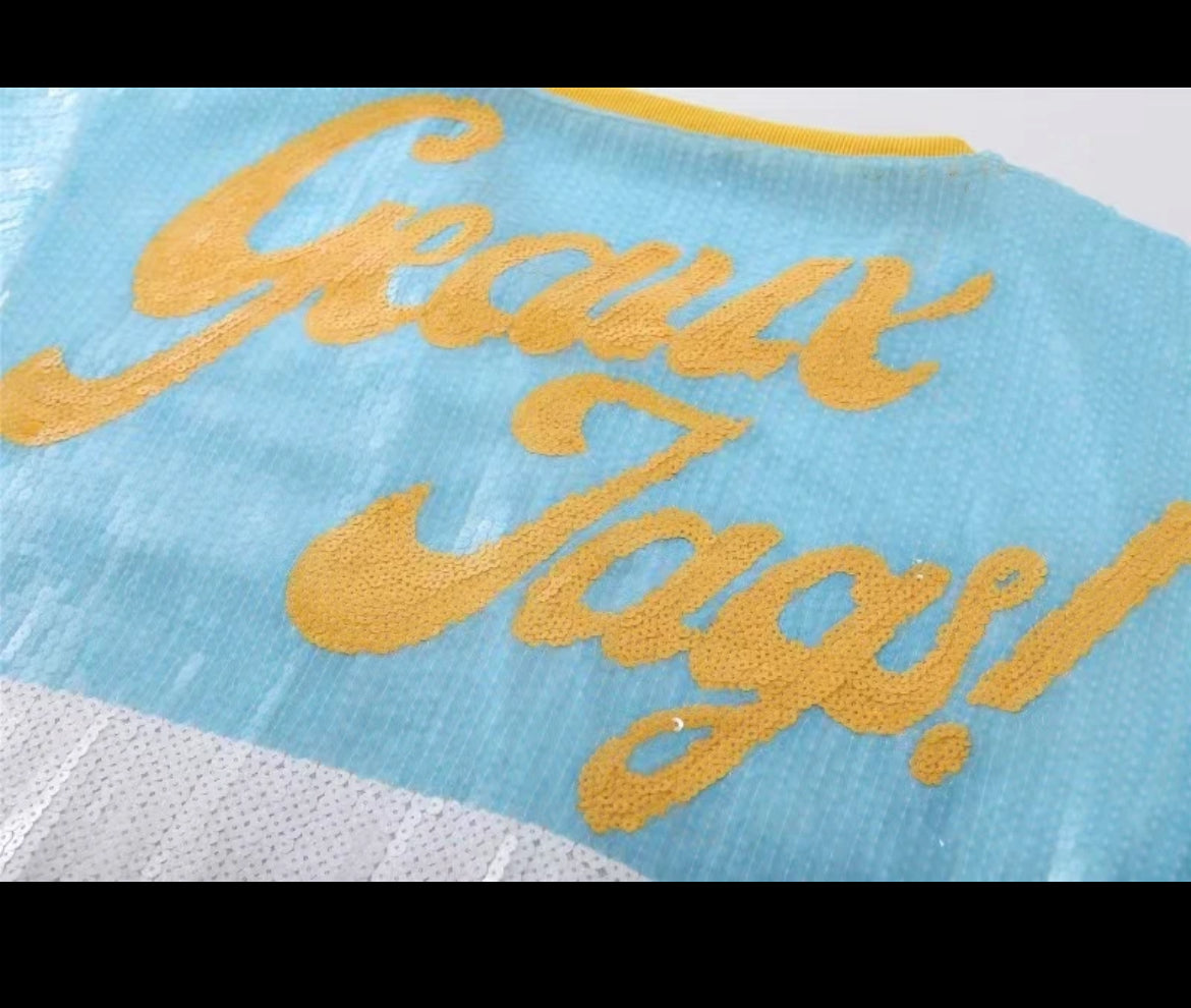 Southern Jaguars sequin dress