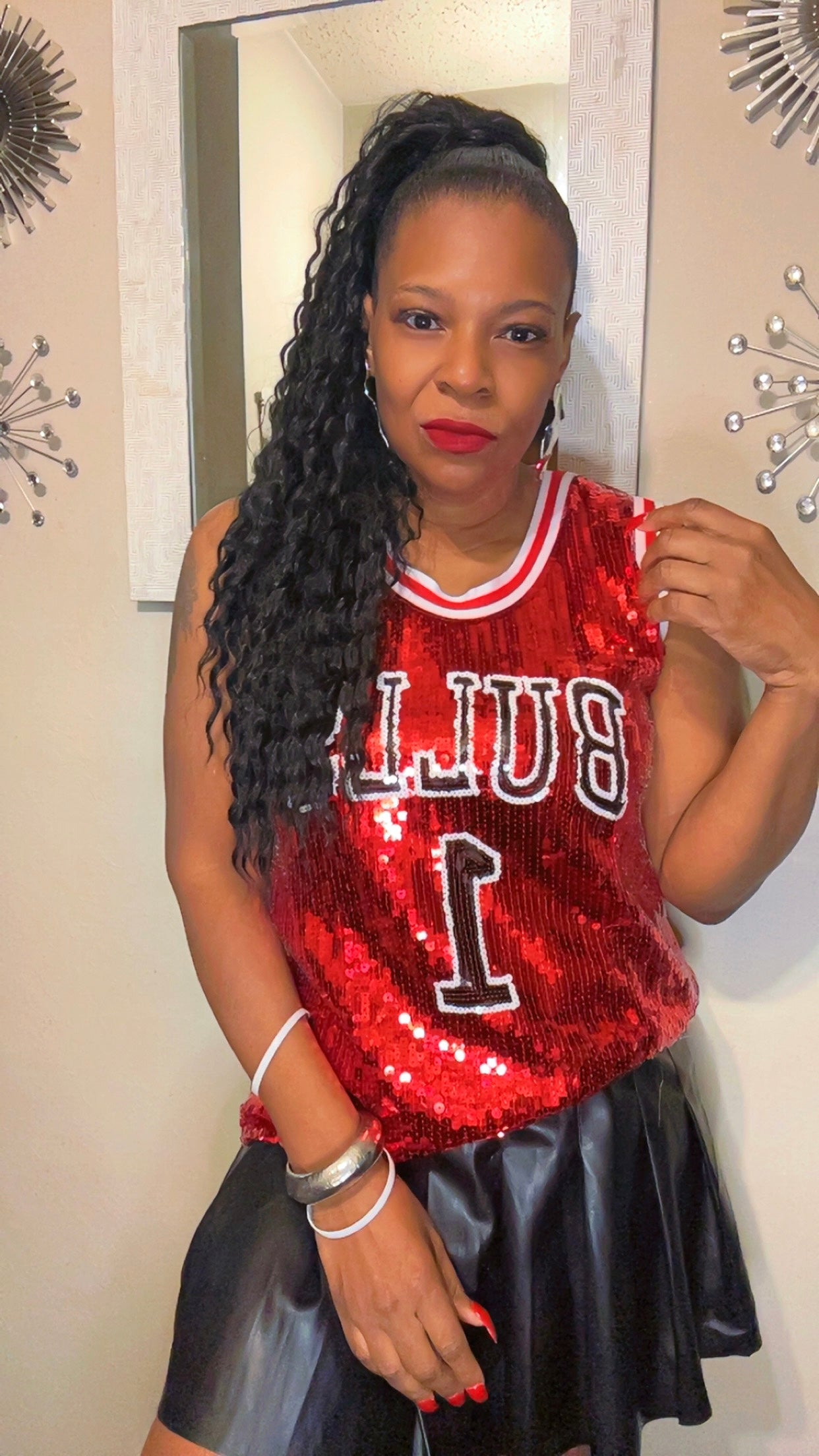 Chicago Bulls Sequin Jersey