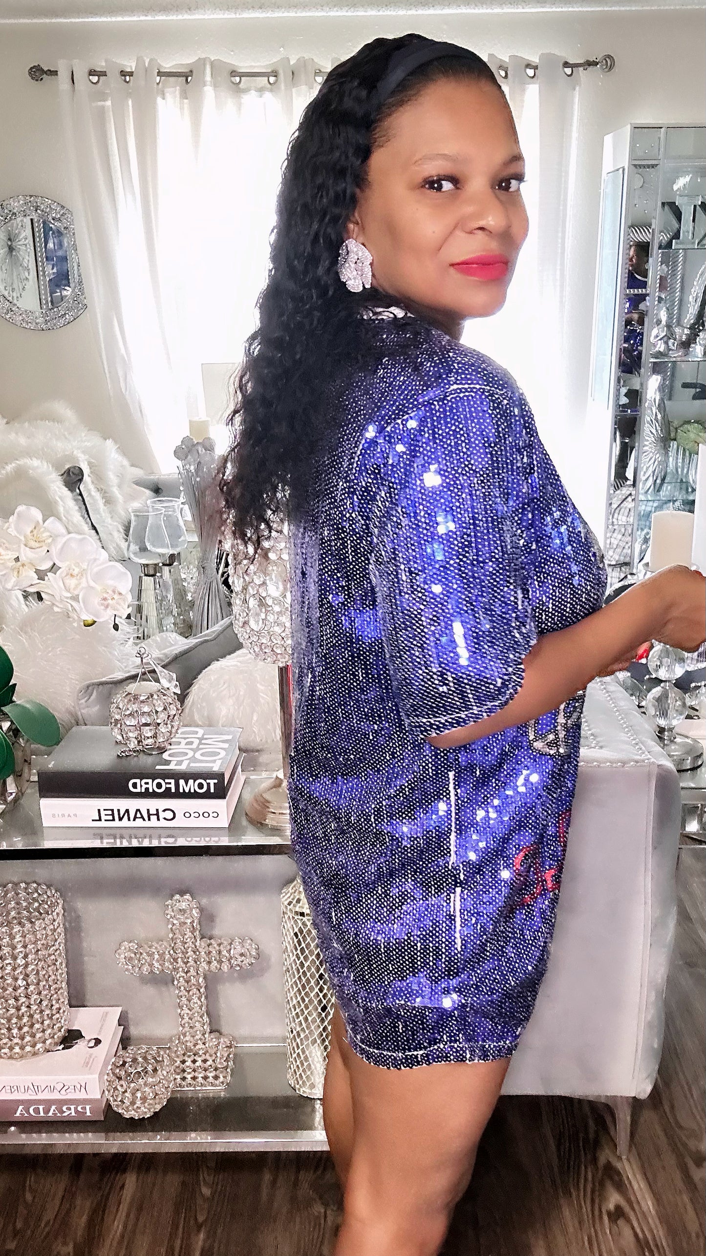 Buffalo Bills Sequin Dress