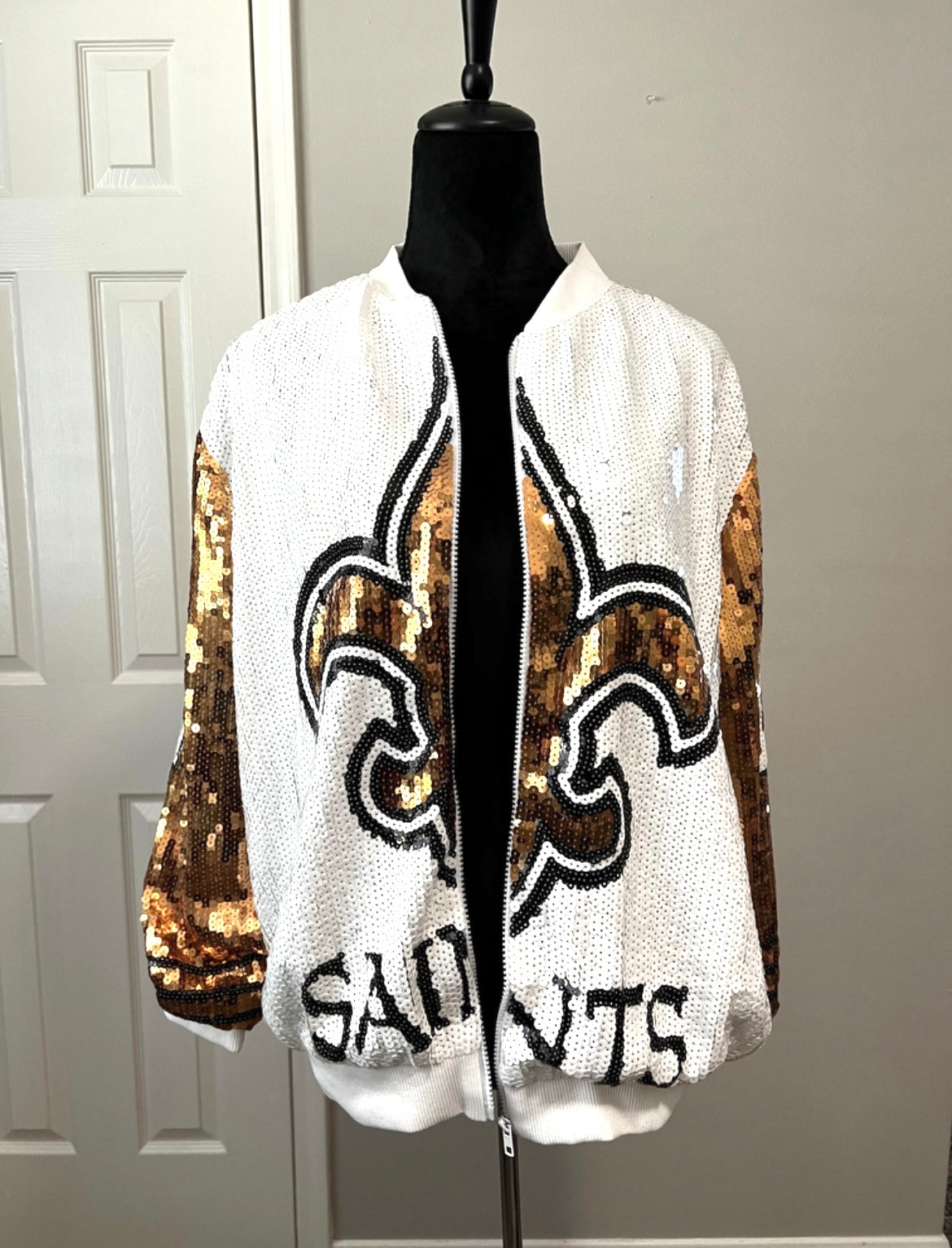 New Orleans Saints Sequin Jacket