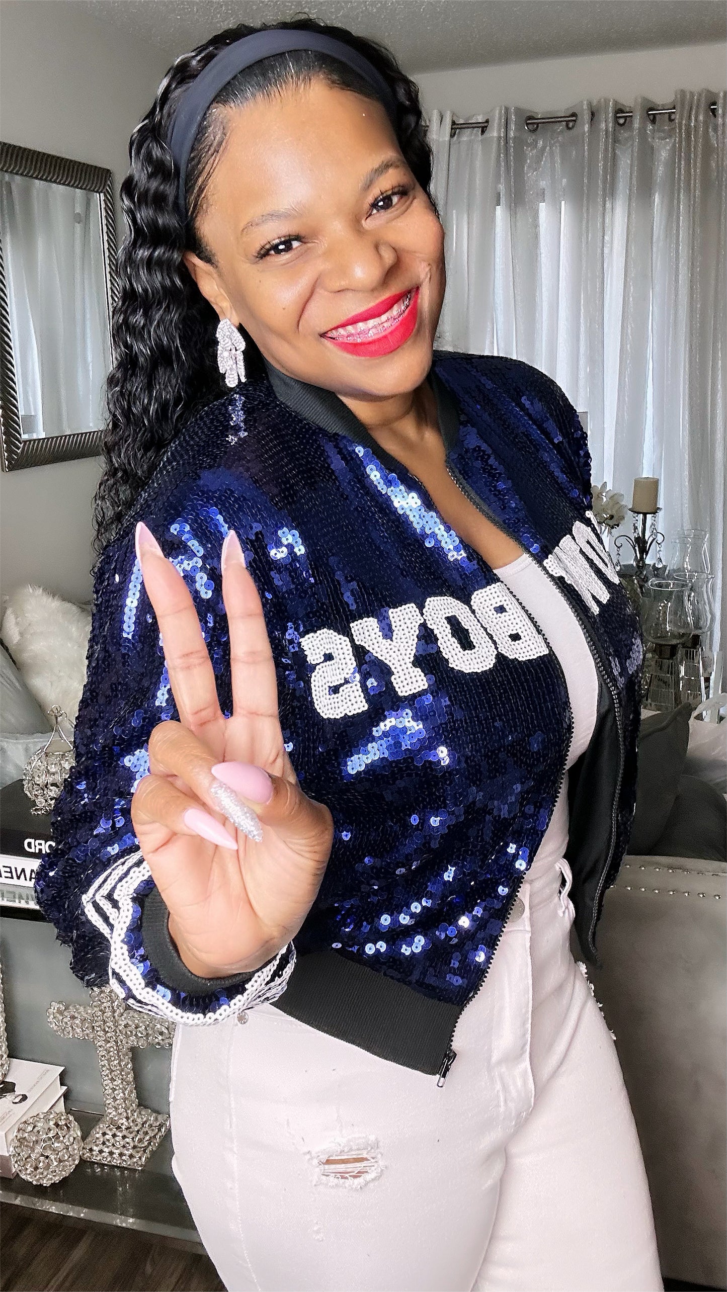Dallas Cowboys Sequin Jacket