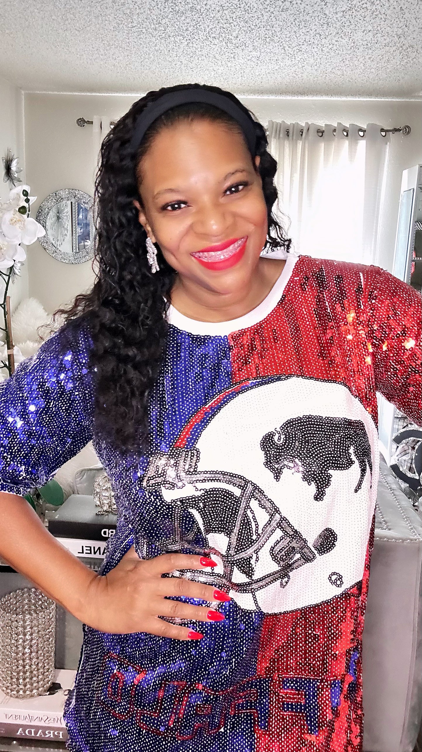 Buffalo Bills Sequin Dress
