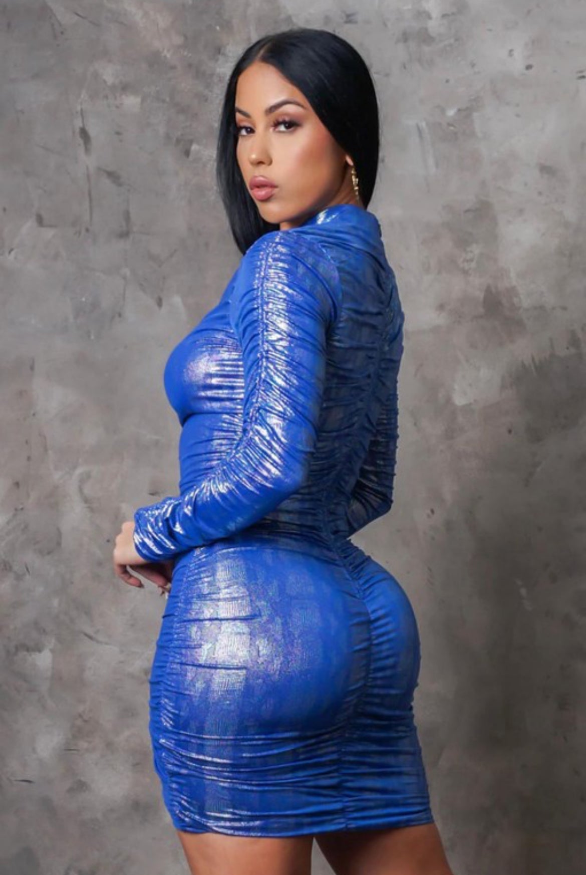 Blue Bodycon Dress