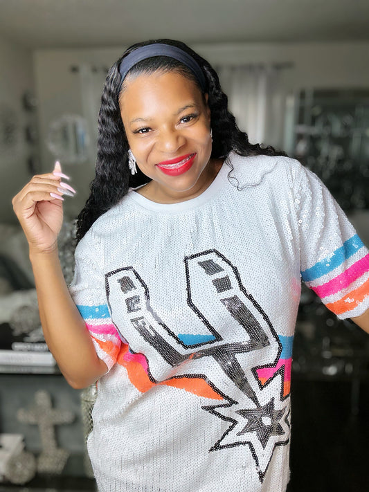 San Antonio Spurs Sequin Dress