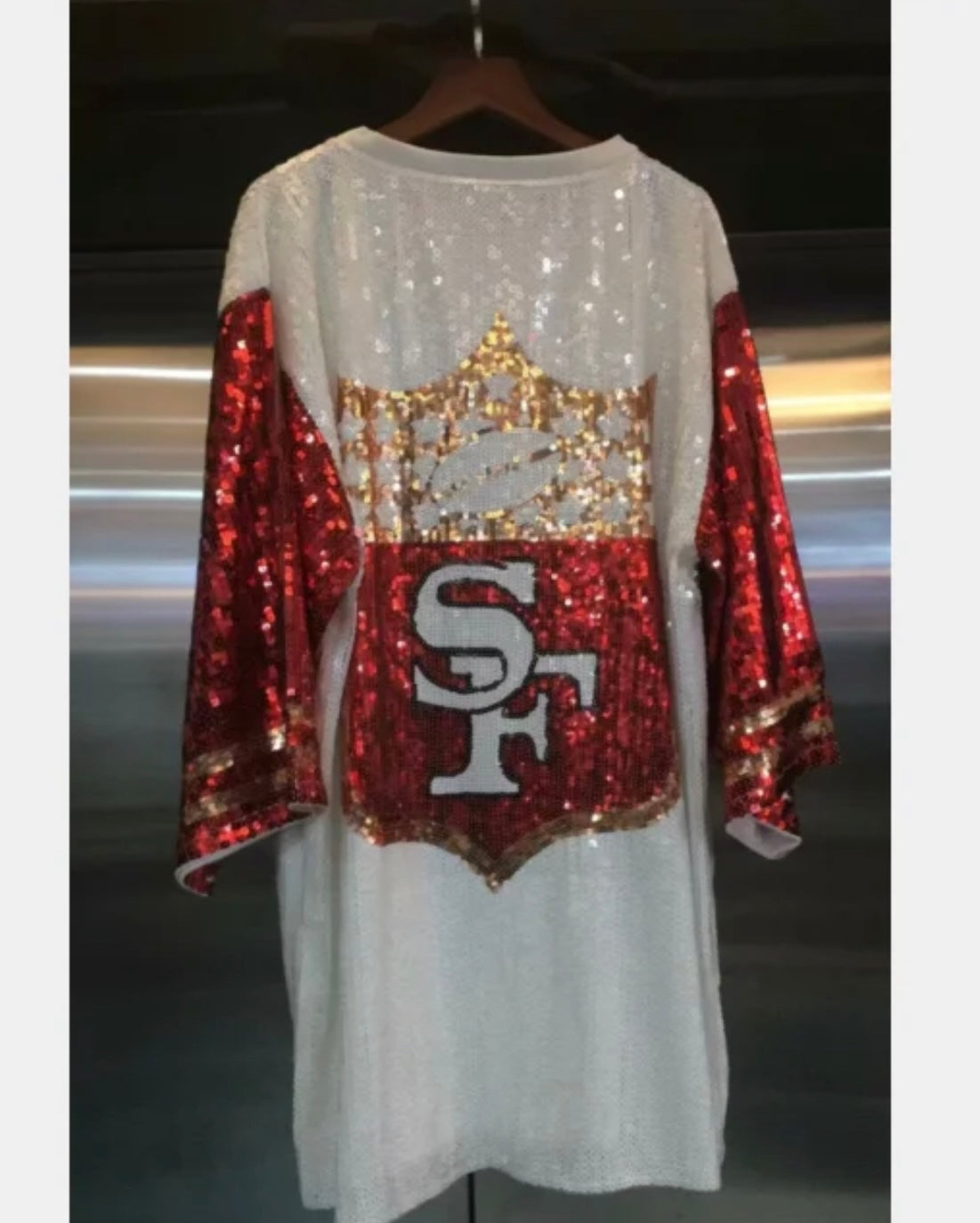San Francisco 49er Sequin Dress