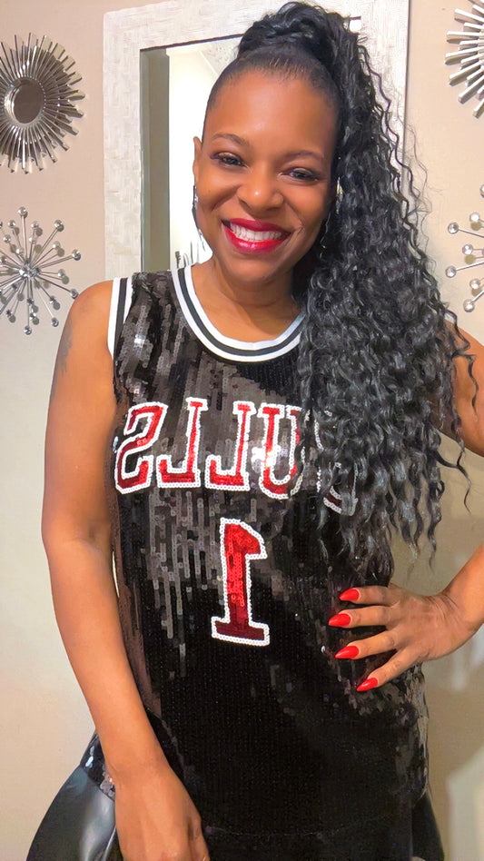 Chicago Bulls Sequin Jersey