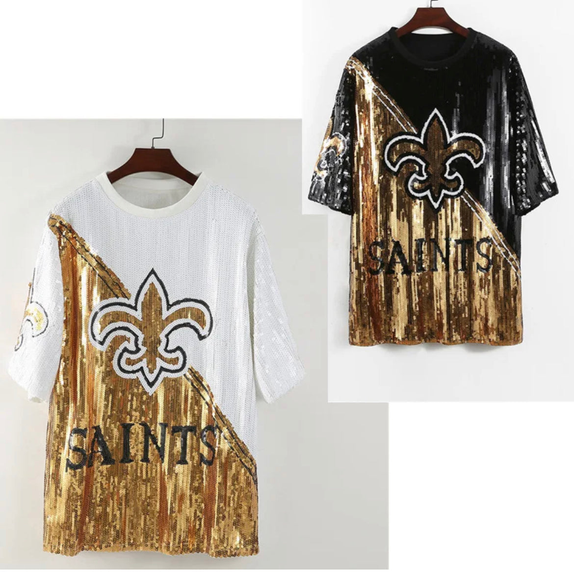 New Orleans Saints sequin dress