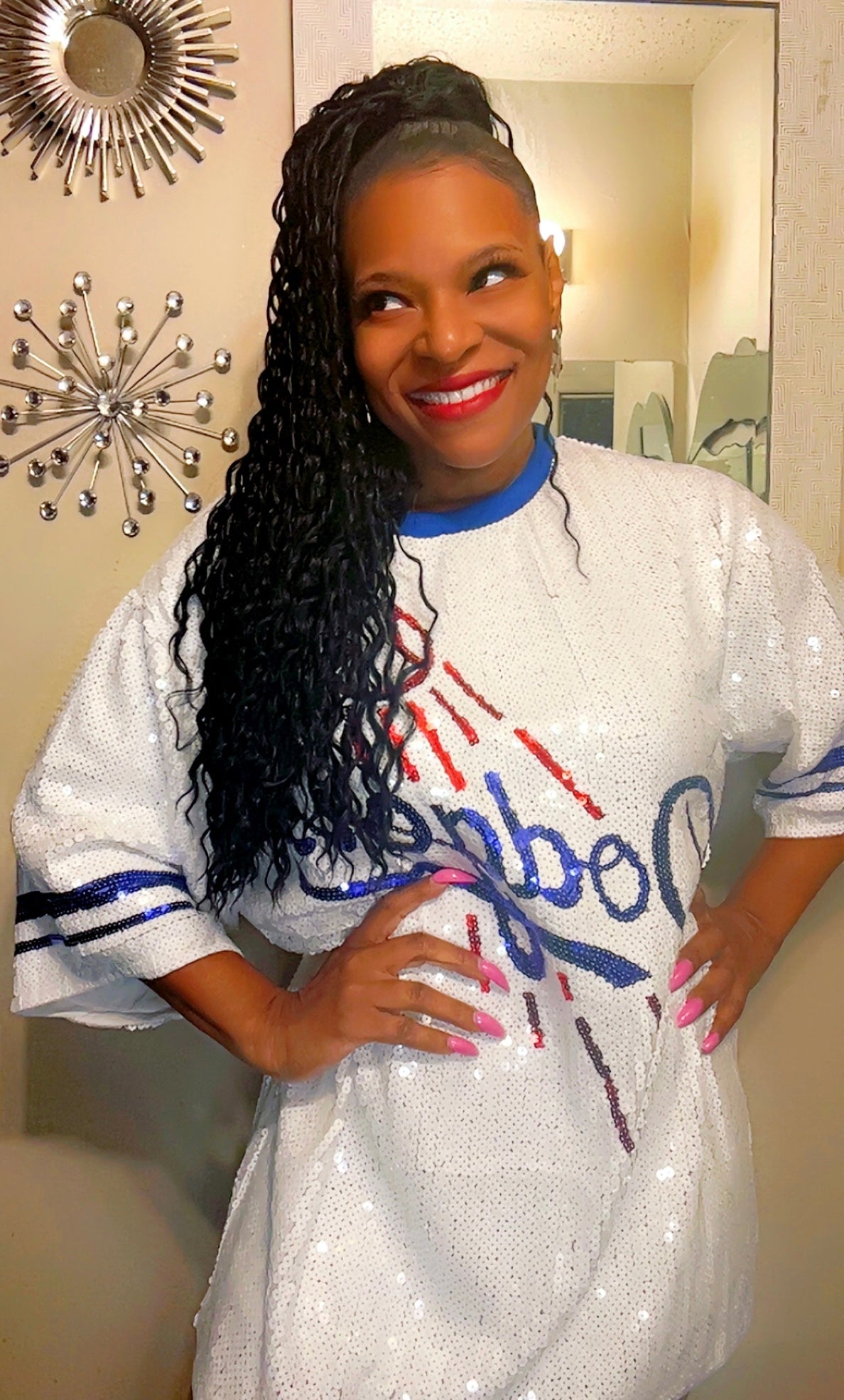 Los Angeles Dodgers Sequin Jersey