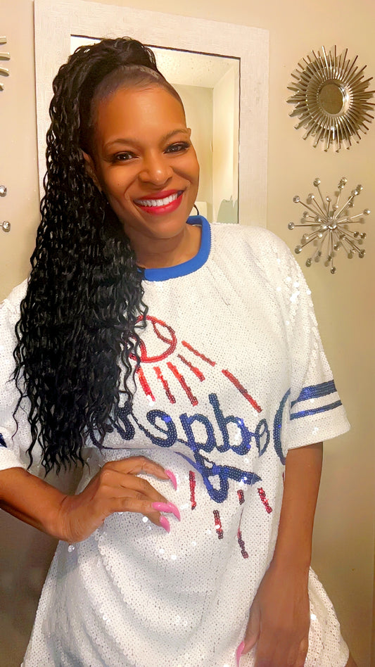 Los Angeles Dodgers Sequin Jersey
