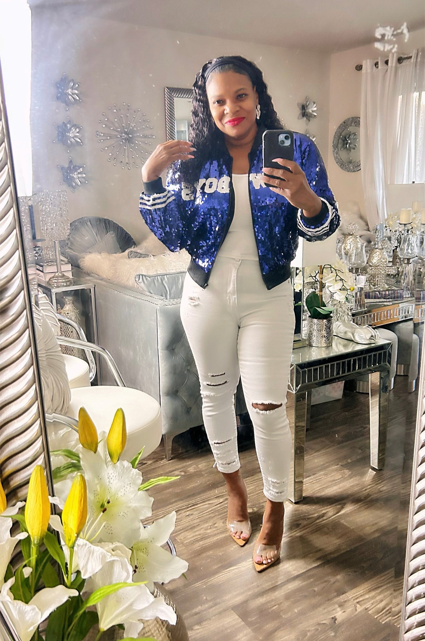 Dallas Cowboys Sequin Jacket