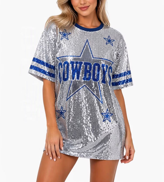 Dallas Cowboys Sequin Dress