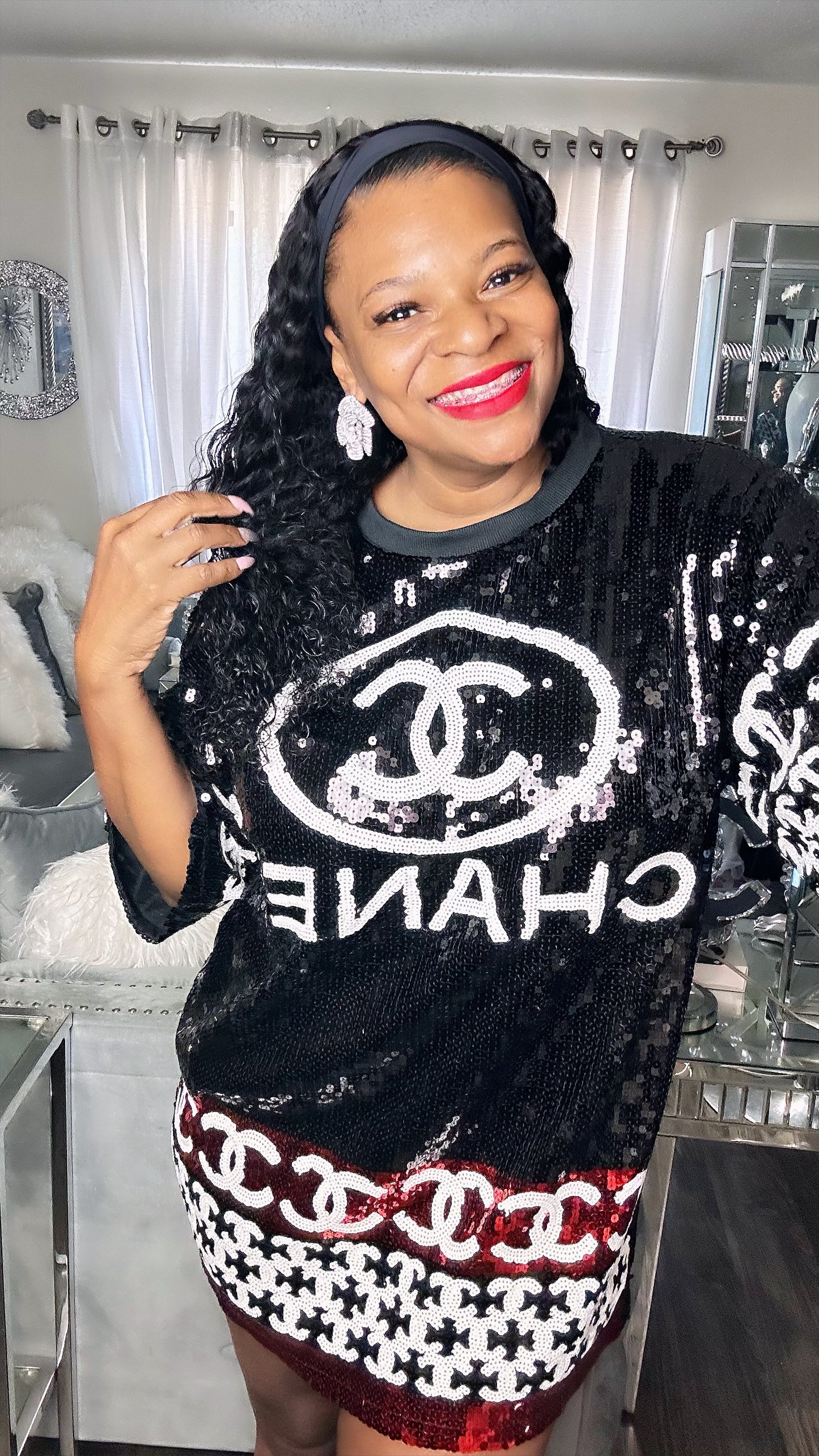 Chanel Sequin Dress