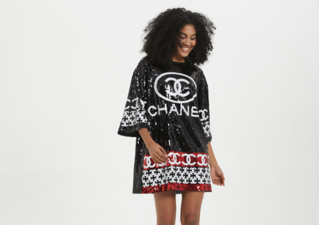 Chanel Sequin Dress