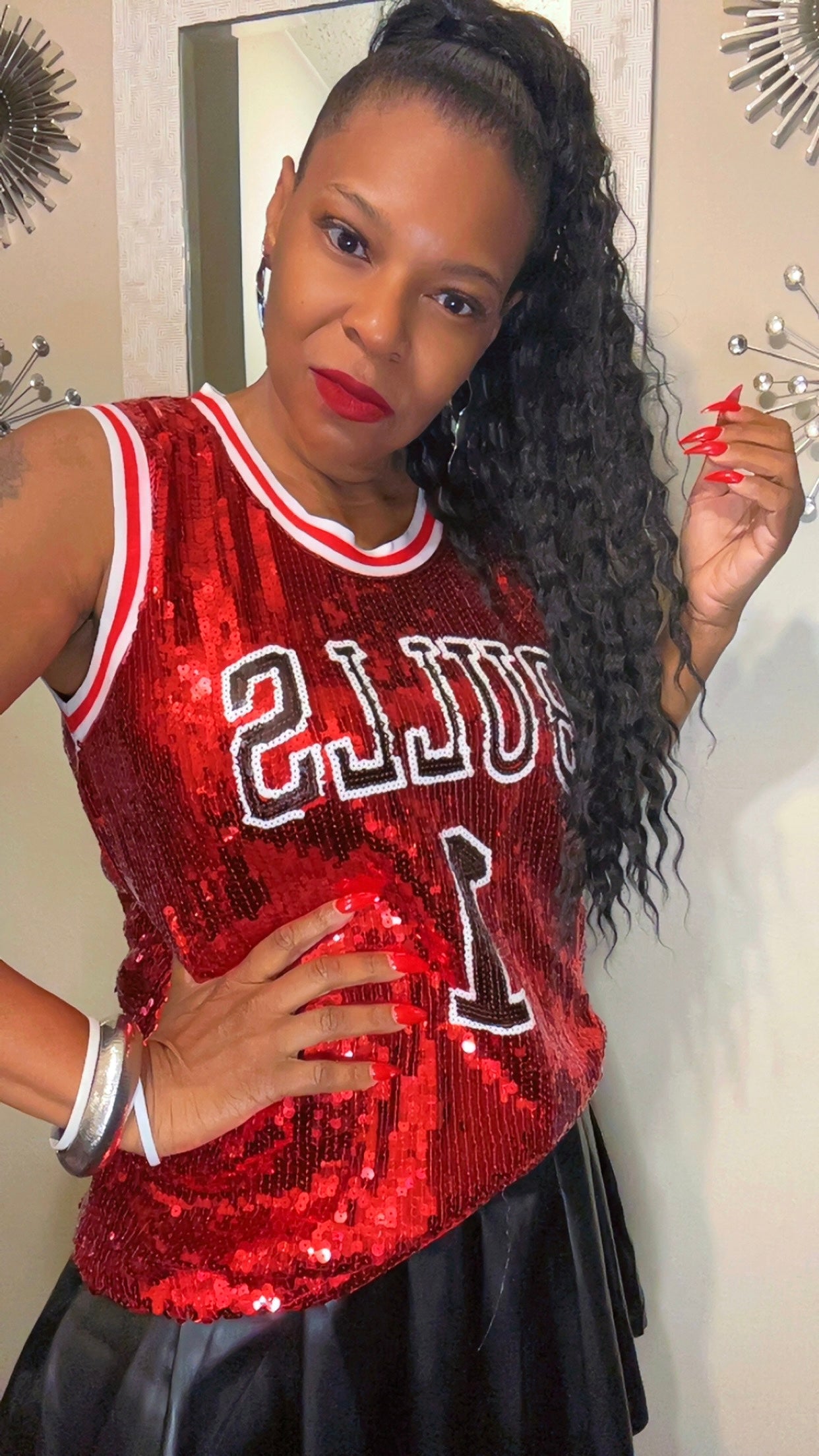 Chicago Bulls Sequin Jersey