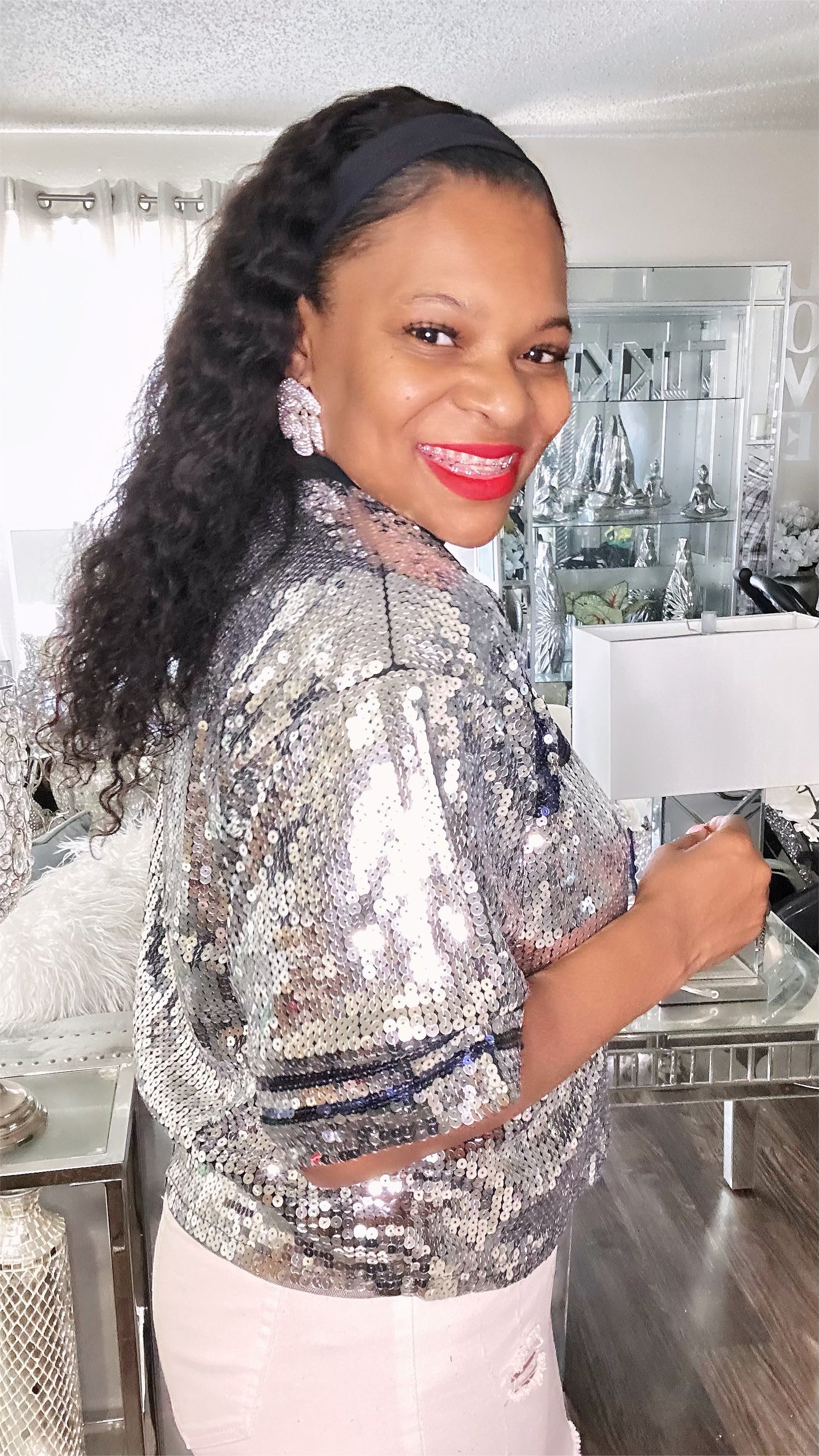 Dallas Cowboys Sequin dress shirt