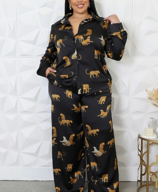 Plus Safari Pants Set