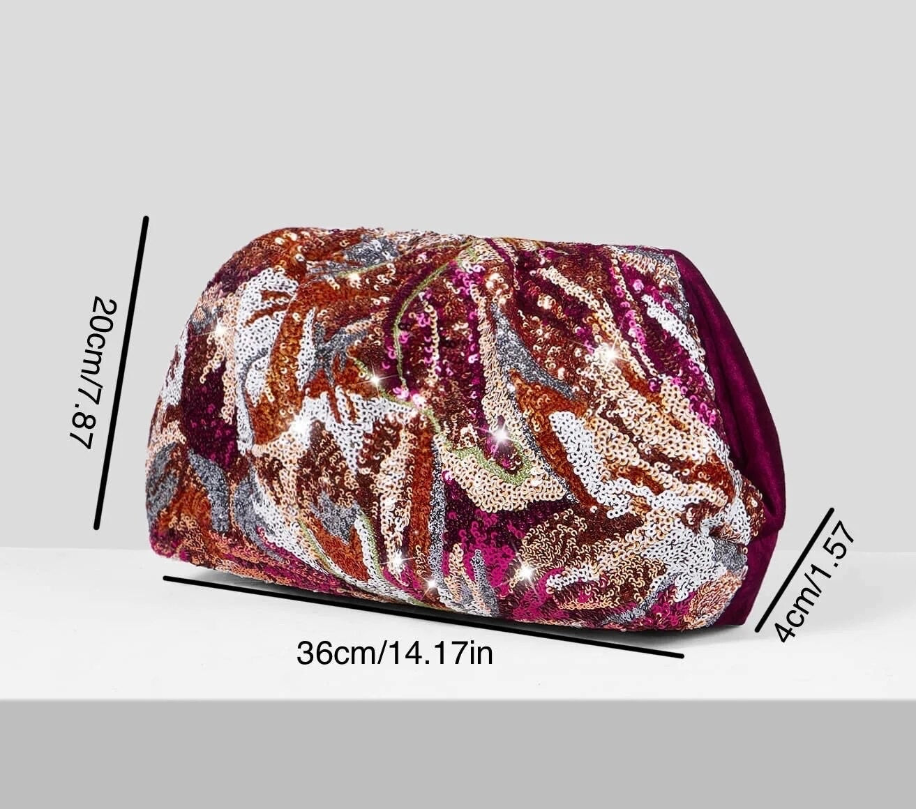 Sequin Clutch Purse