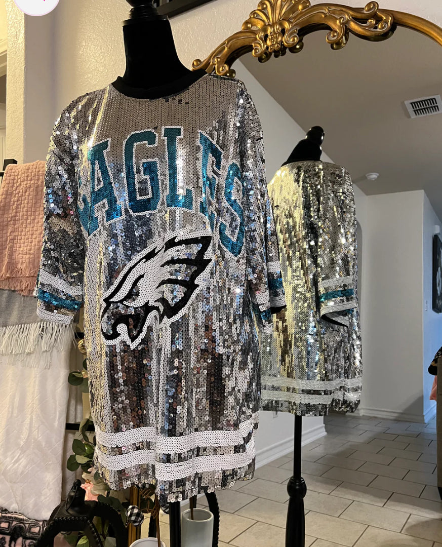 Philadelphia Eagles Sequin Dress