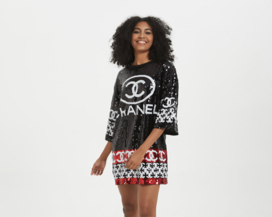 Chanel Sequin Dress