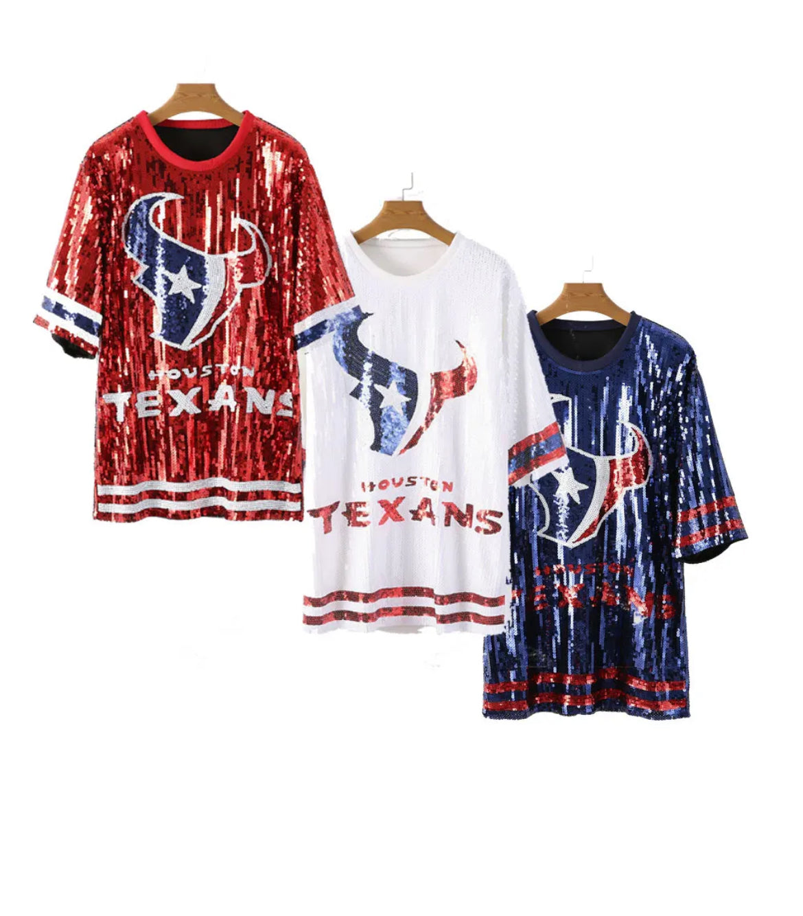 Houston Texans sequin dress