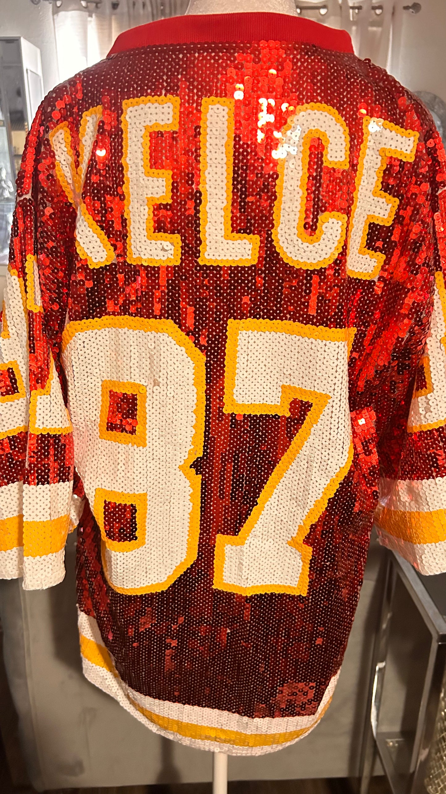 Kansas City Chiefs sequin dress #87