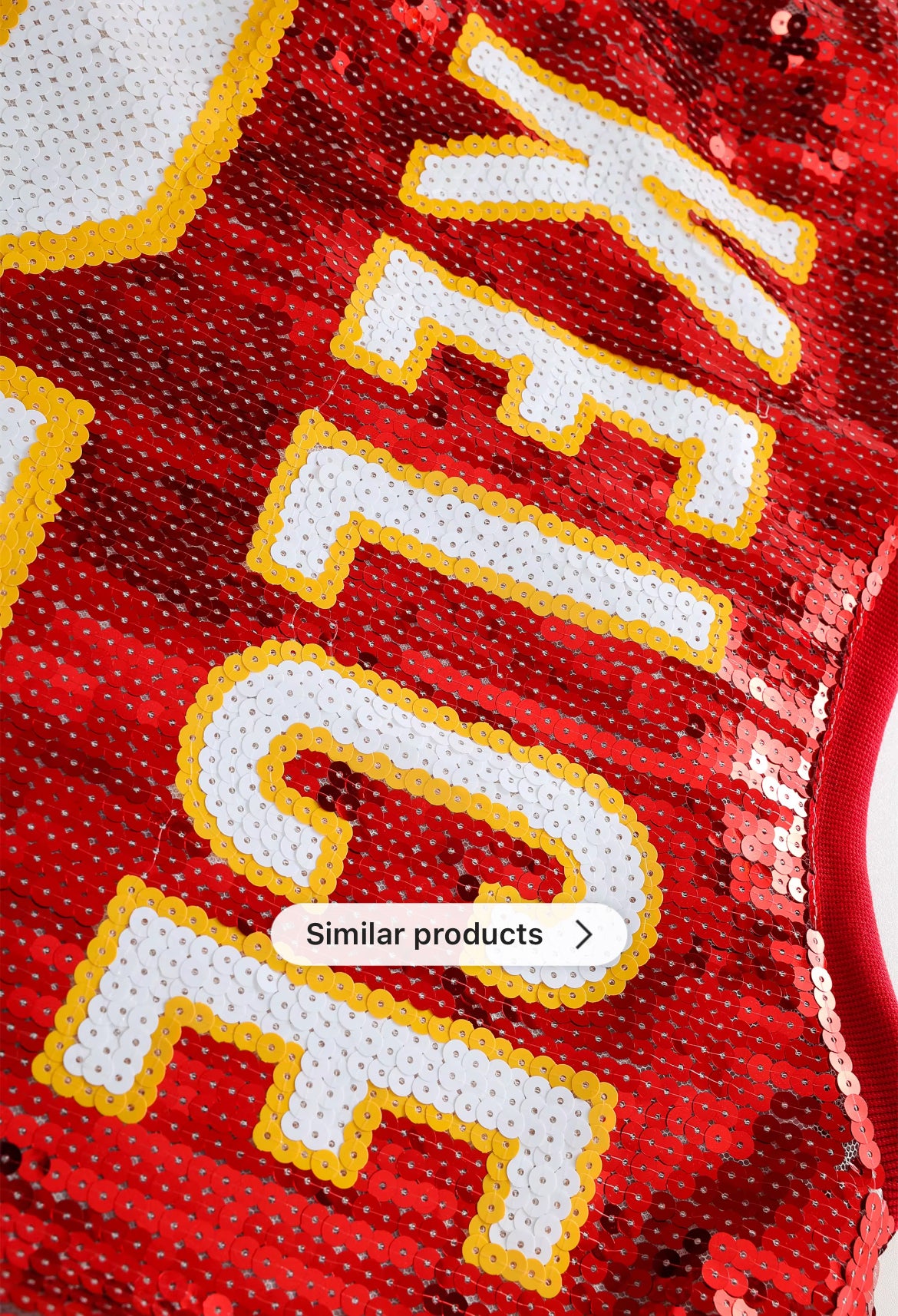 Kansas City Chiefs sequin dress #87