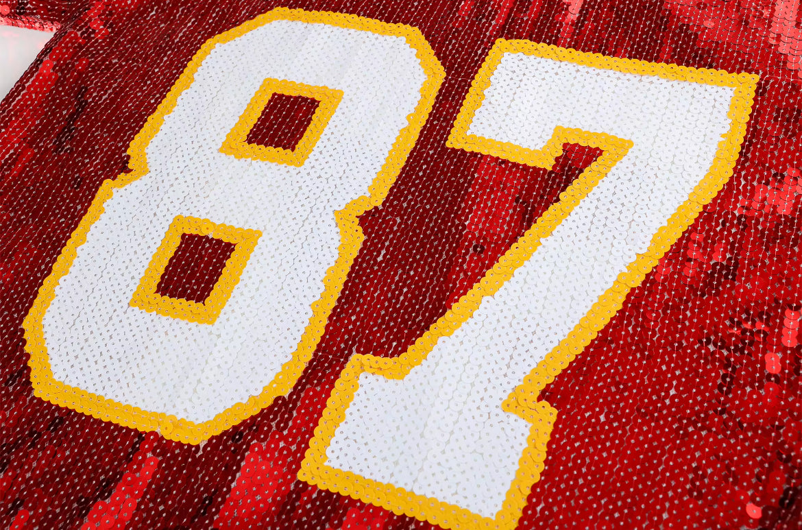 Kansas City Chiefs sequin dress #87