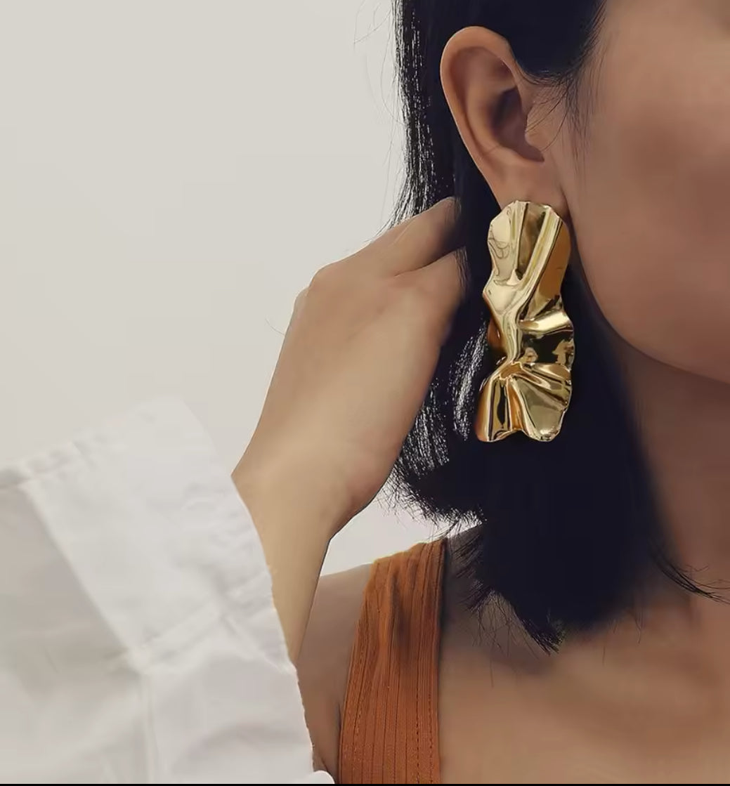 Irregular Nugget Earrings