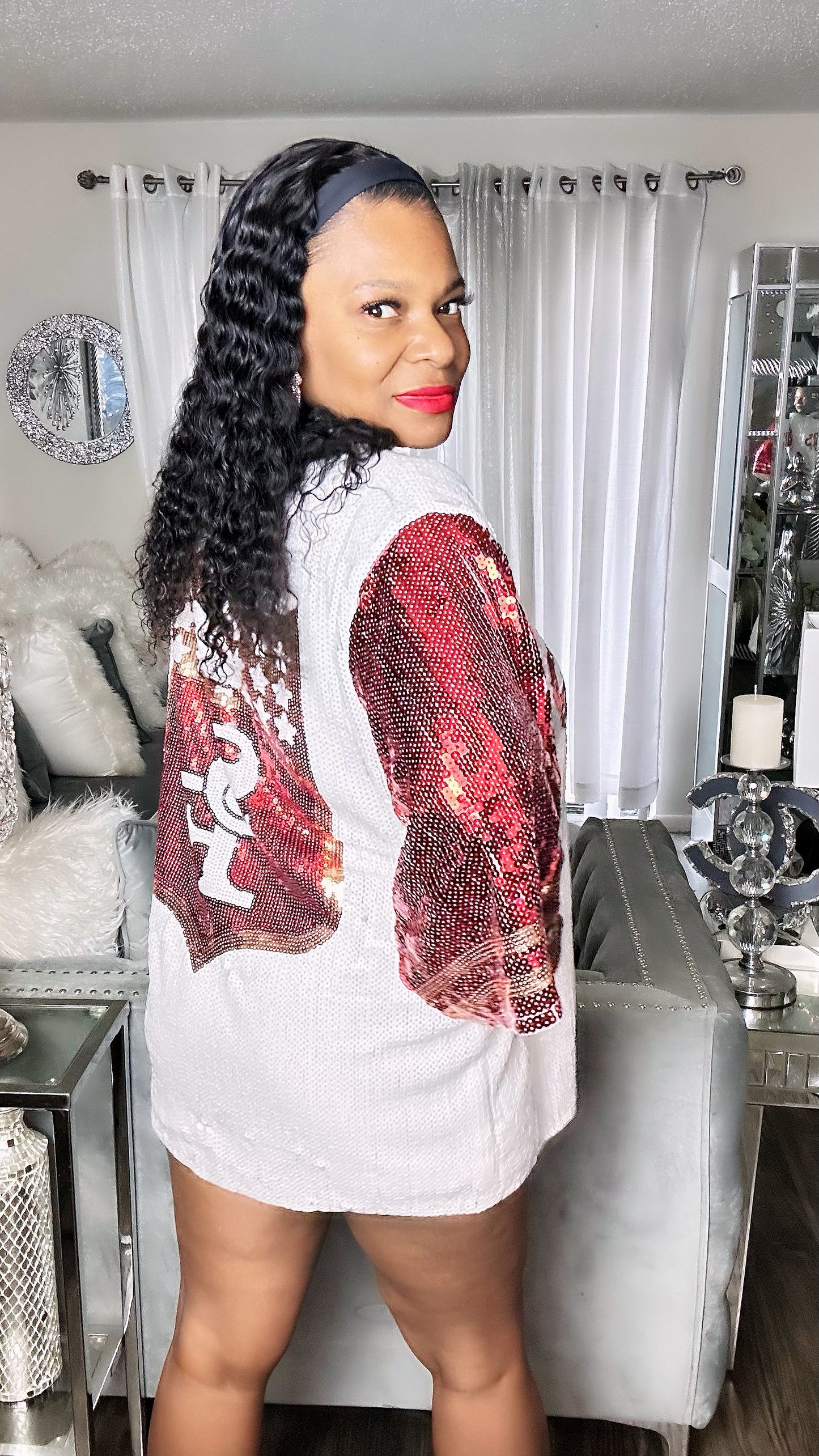San Francisco 49er Sequin Dress