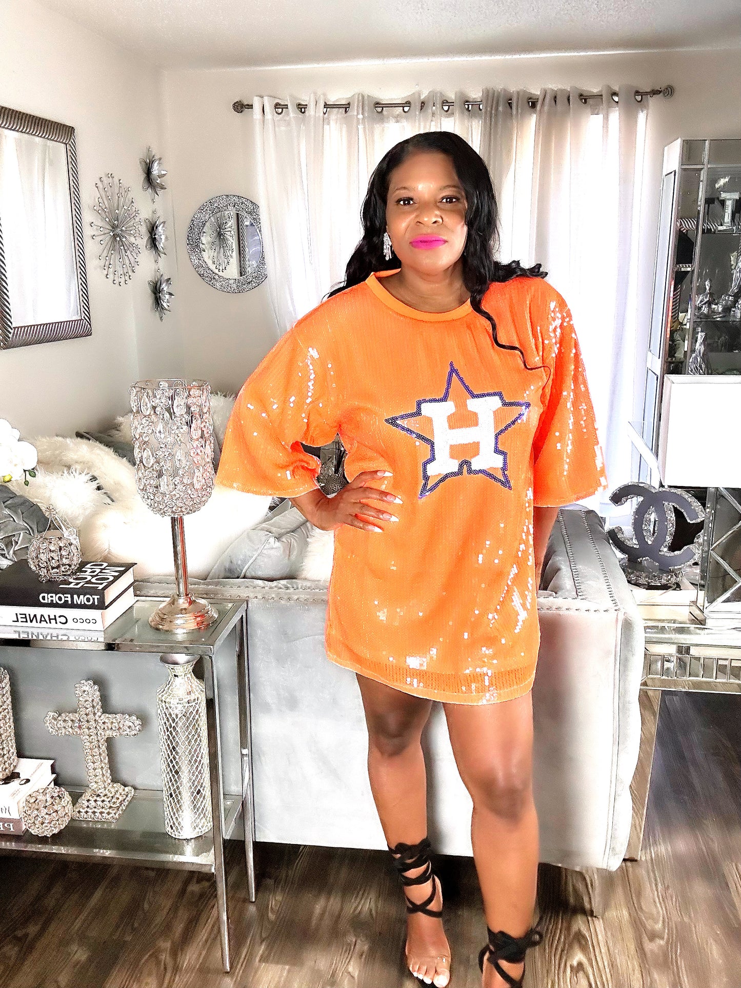 Houston Astros Sequin Dress