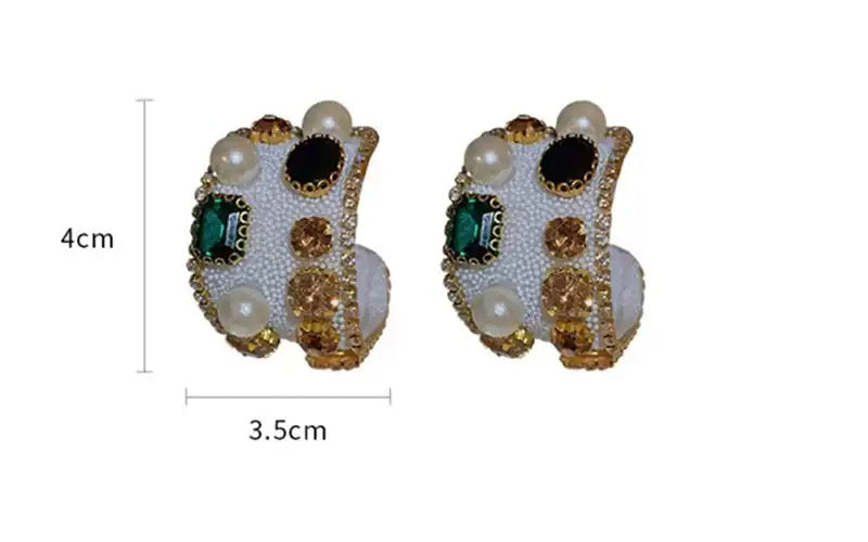 Vintage Crystal Earrings