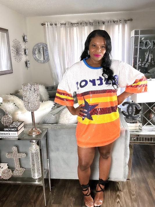 Houston Astros Sequin dress