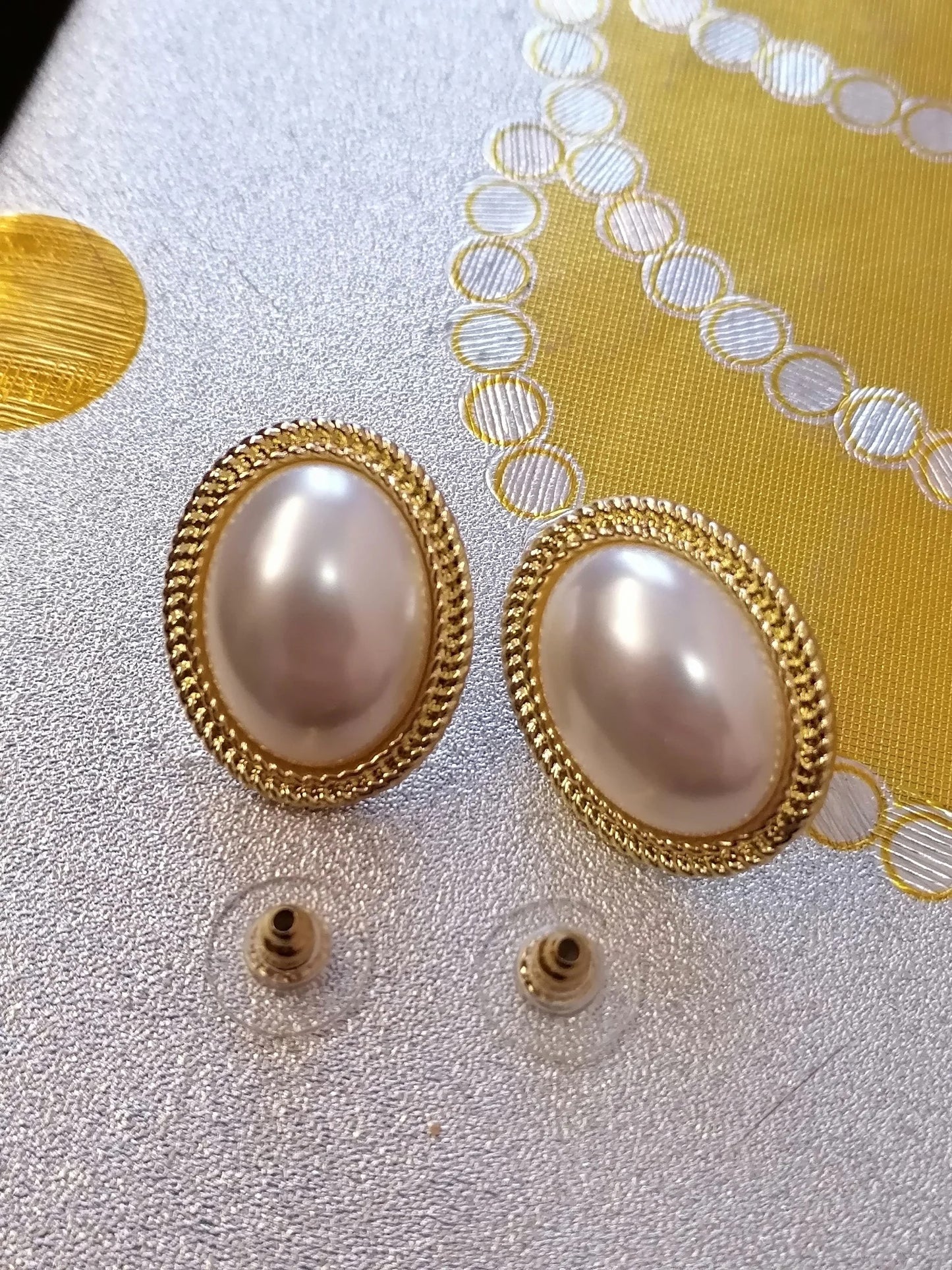Pearl Stud Earrings