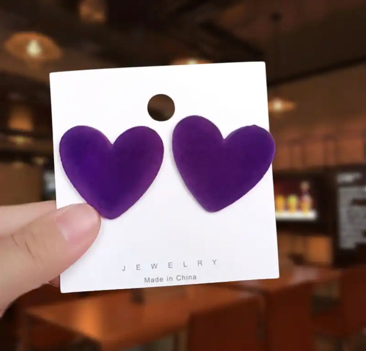 Velvet Purple Earrings