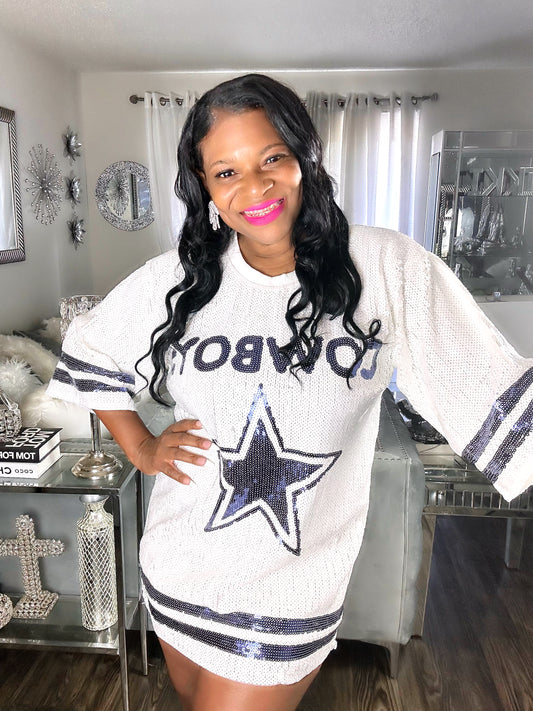 Dallas Cowboys Sequin Dress