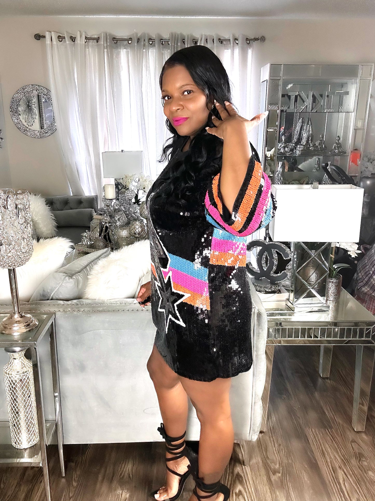 San Antonio Spurs Sequin Dress