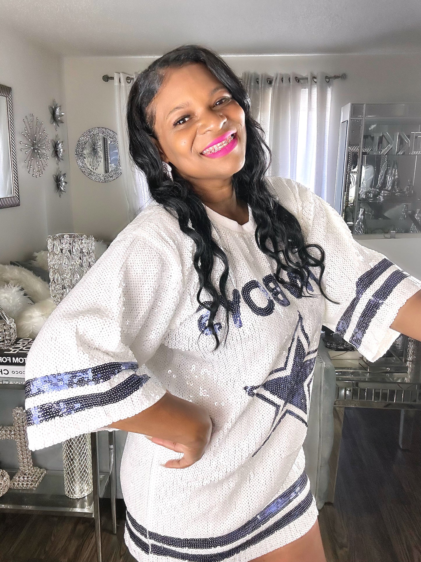 Dallas Cowboys Sequin Dress