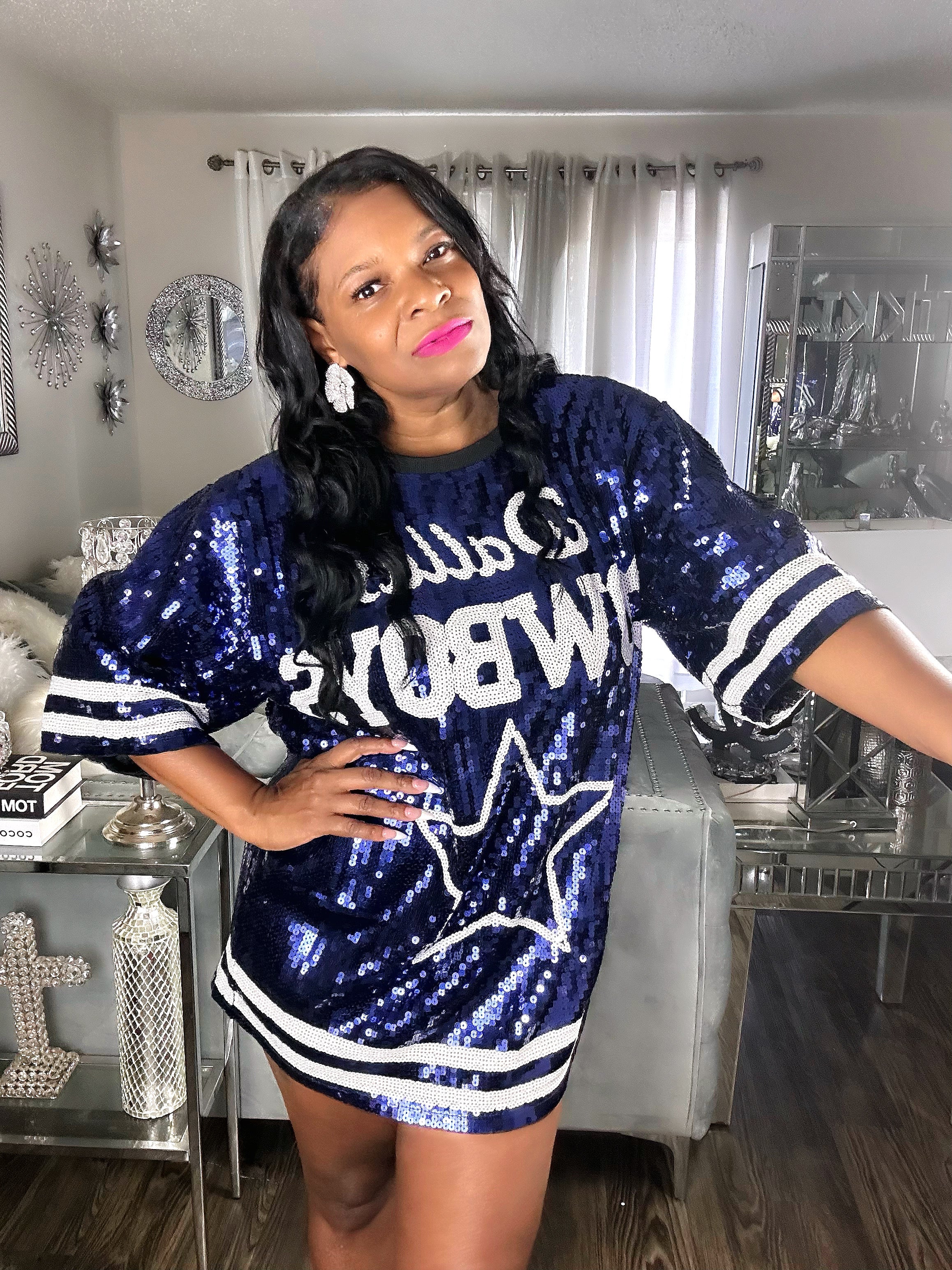 Dallas Cowboys Sequin Dress – Unterrio's