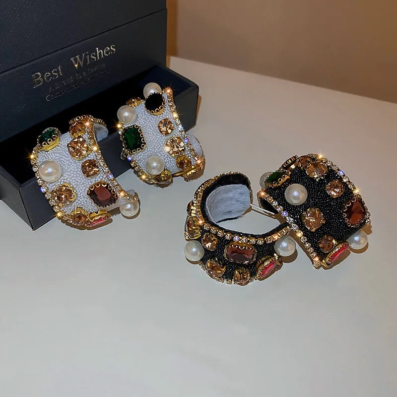 Vintage Crystal Earrings