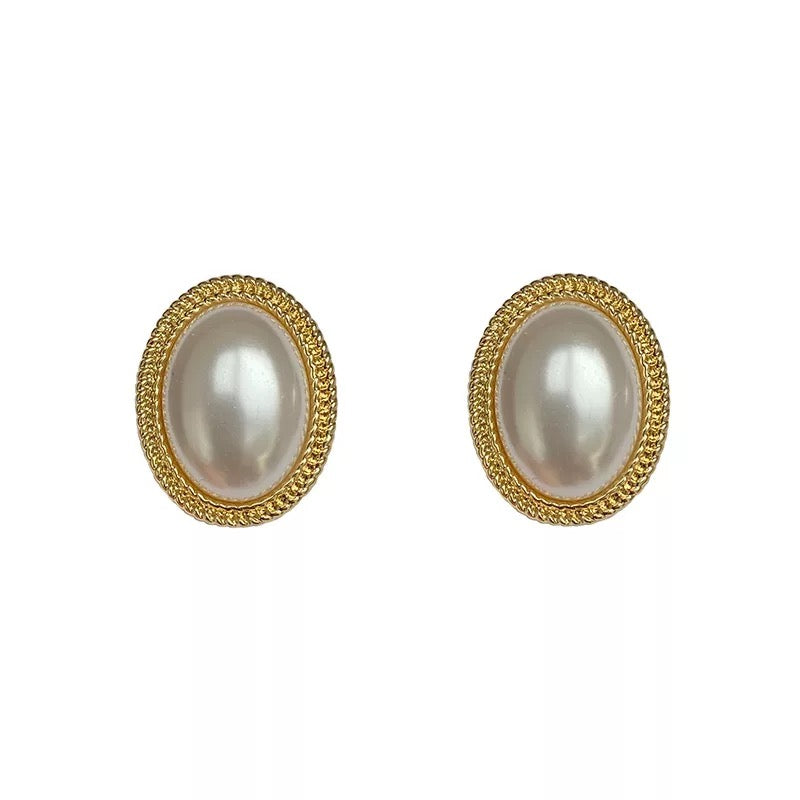Pearl Stud Earrings