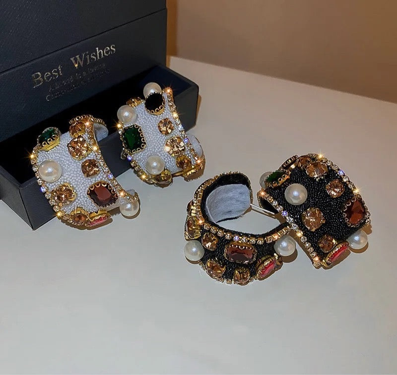 Vintage Crystal Earrings