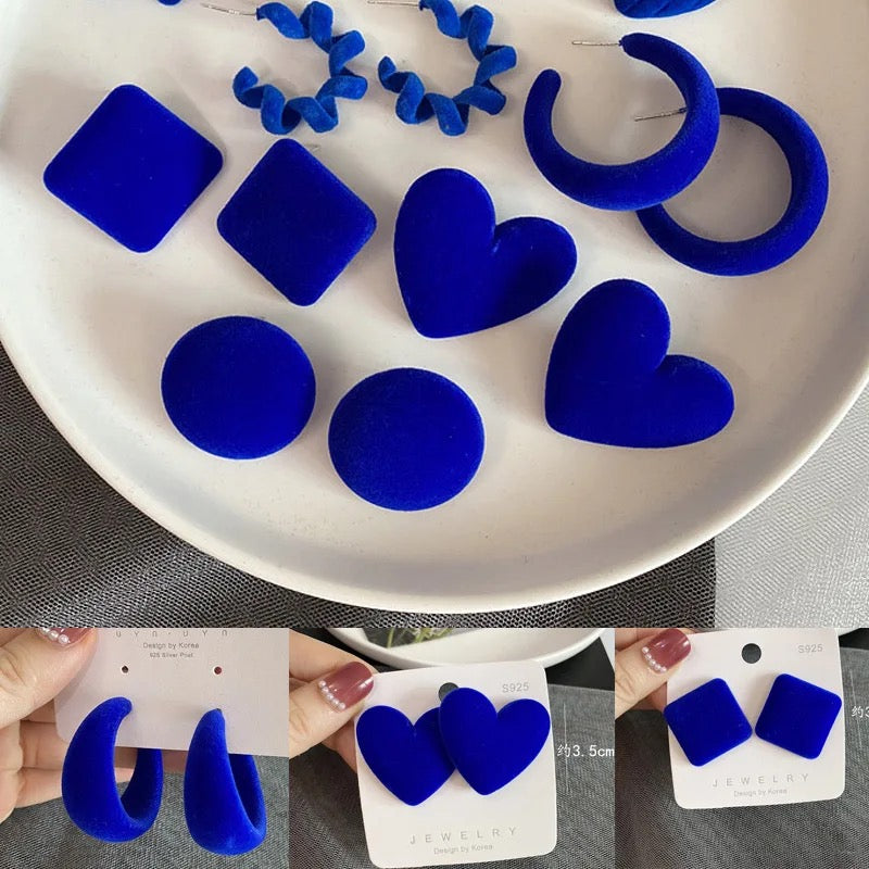 Velvet Blue Earrings
