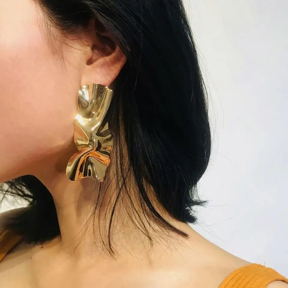 Irregular Nugget Earrings