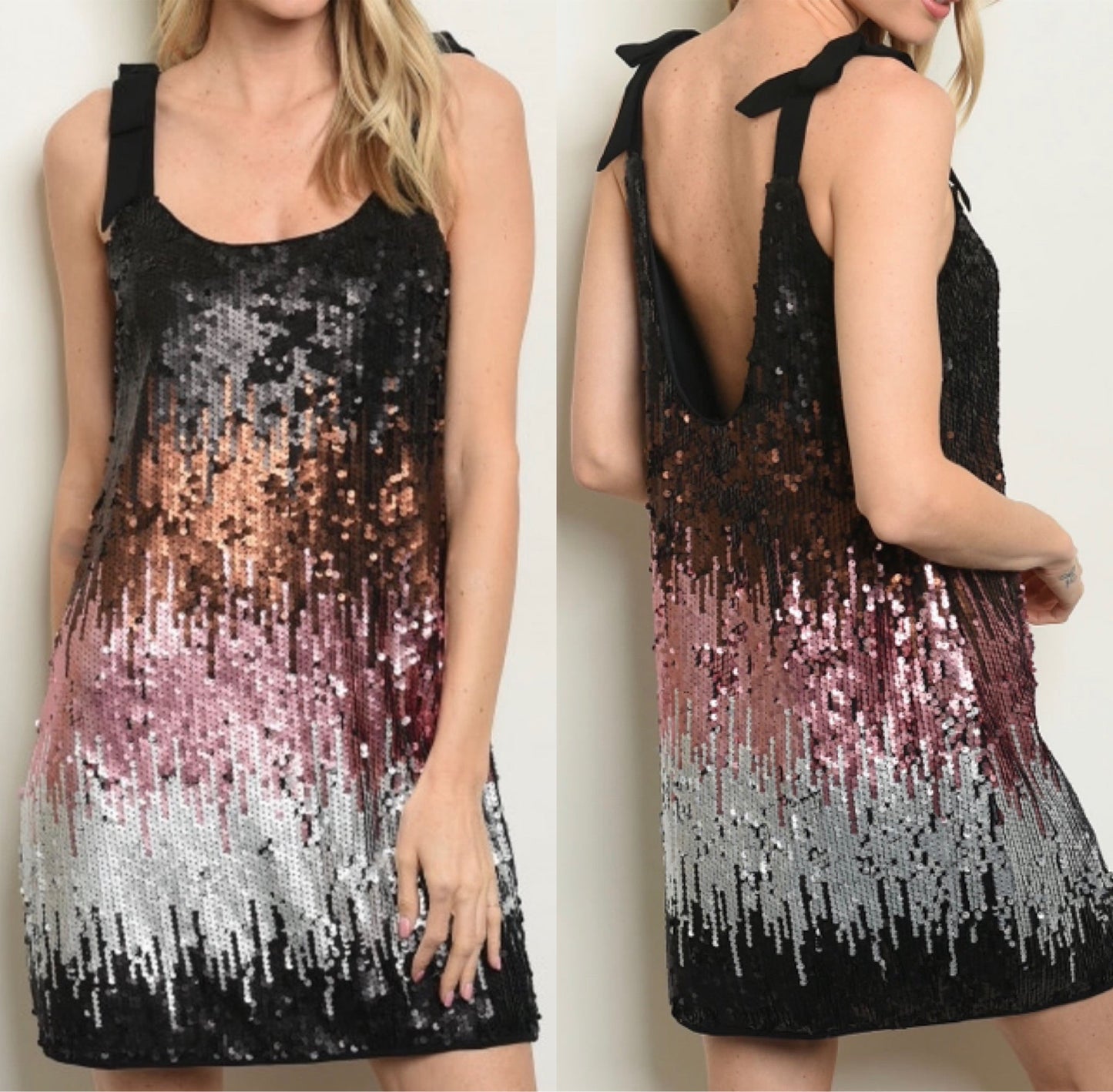 Sequin dress tunic