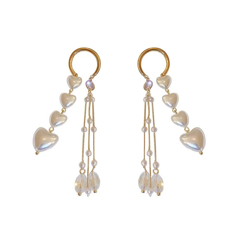 Heart Crystal Earrings