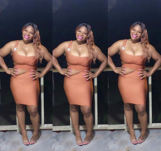 Cut Out Bandage Dress