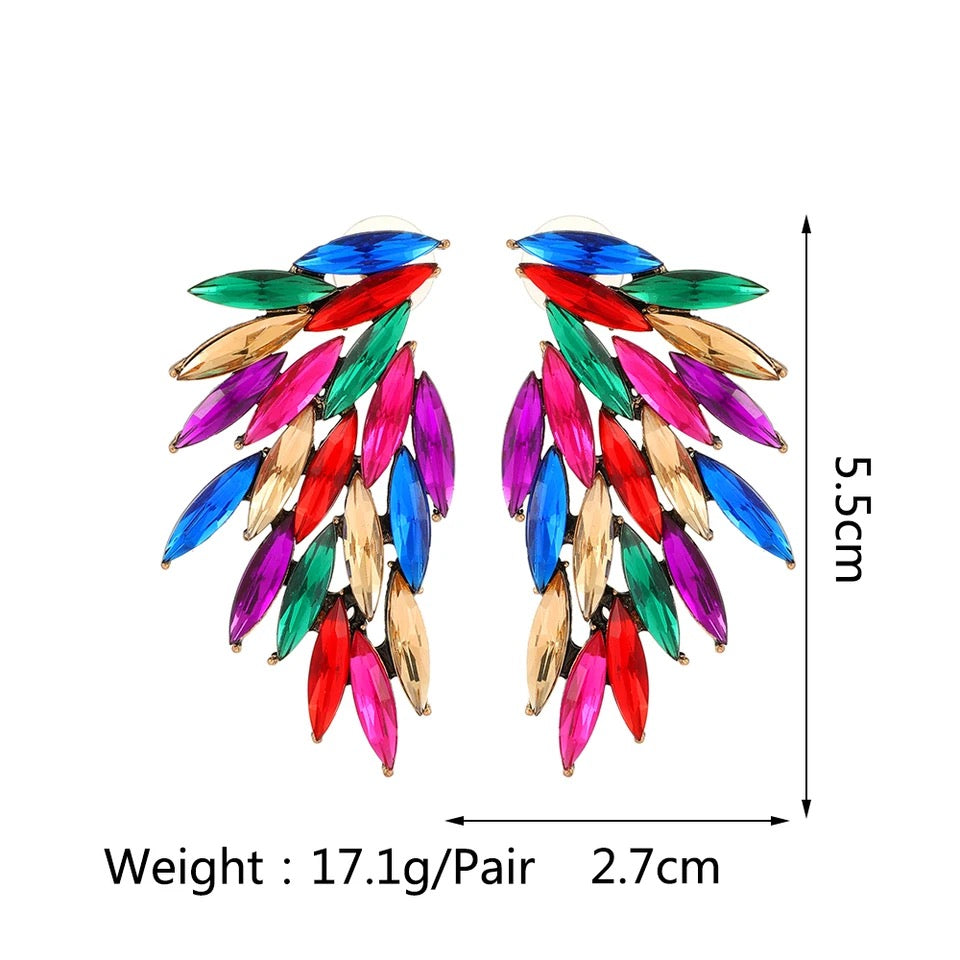 Leaf multi earrings