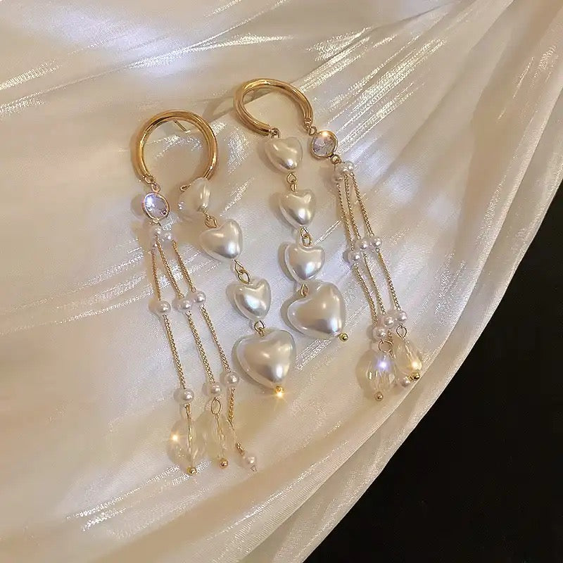 Heart Crystal Earrings